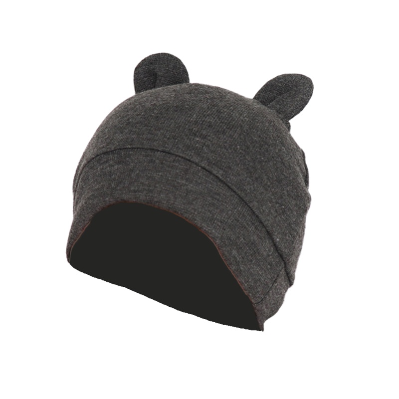 Mũ Beanie Trùm Đầu Kiểu Tai Gấu Dễ Thương Cho Bé Sơ Sinh