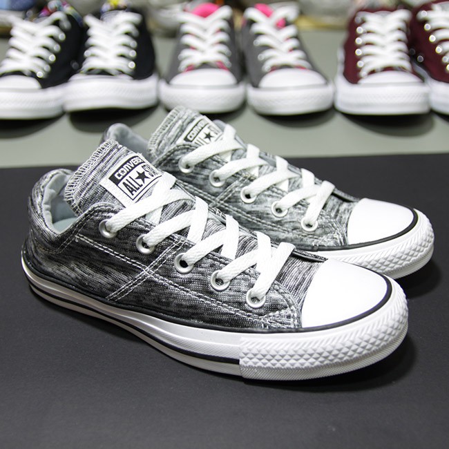 Giày Converse Madison thấp cổ vải xám CTVX34