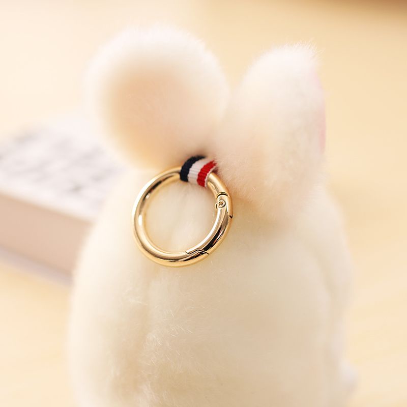 ❌ gấu bông hình động vật nông trại Lomo Home dễ thương 15cm "SO FLUFFY" , có móc treo
