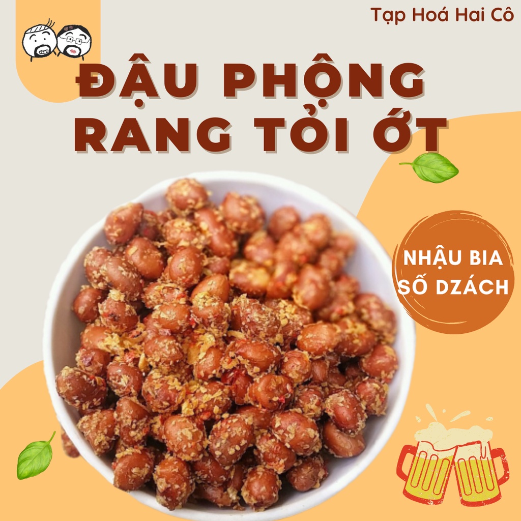 ĐẬU PHỘNG RANG TỎI ỚT HŨ 500G