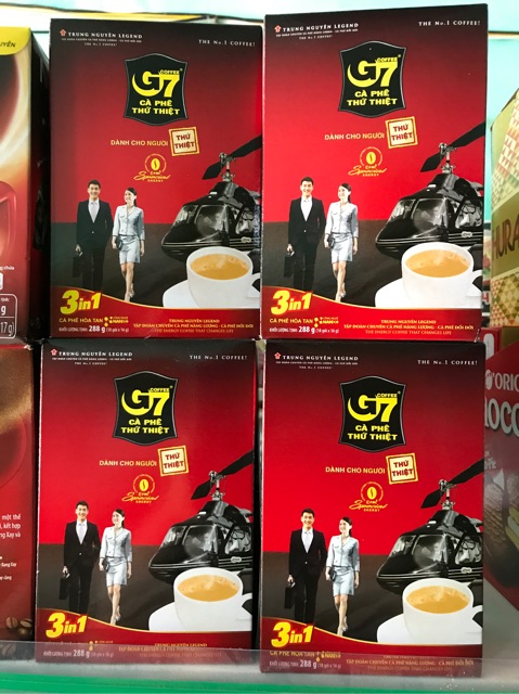 Cafe hòa tan G7 3 trong 1 hộp 18 gói * 16g