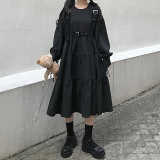 [SẴN MẪU TAY DÀI CÓ BIGSIZE] Váy Đầm ulzzang retro Nhật Bản - Kèm ảnh thật ở cuối