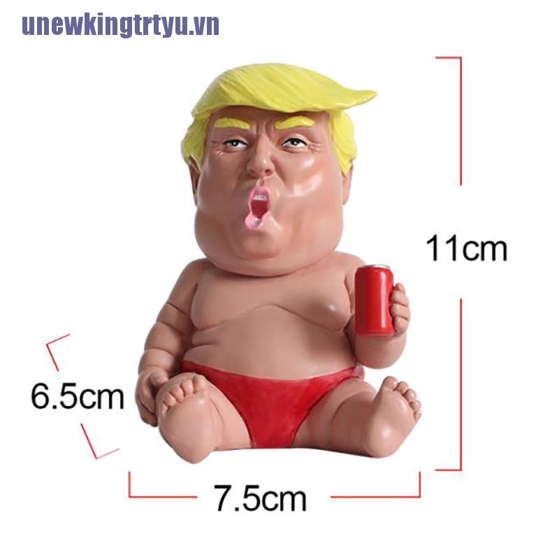 Mô Hình Nhân Vật Donald Trump Màu Đỏ Dễ Thương