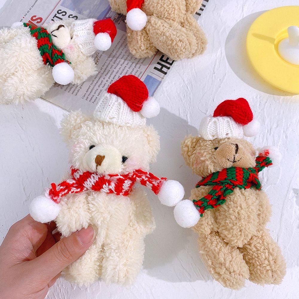 Móc Khóa Hình Gấu Bông Mềm Mại Đáng Yêu