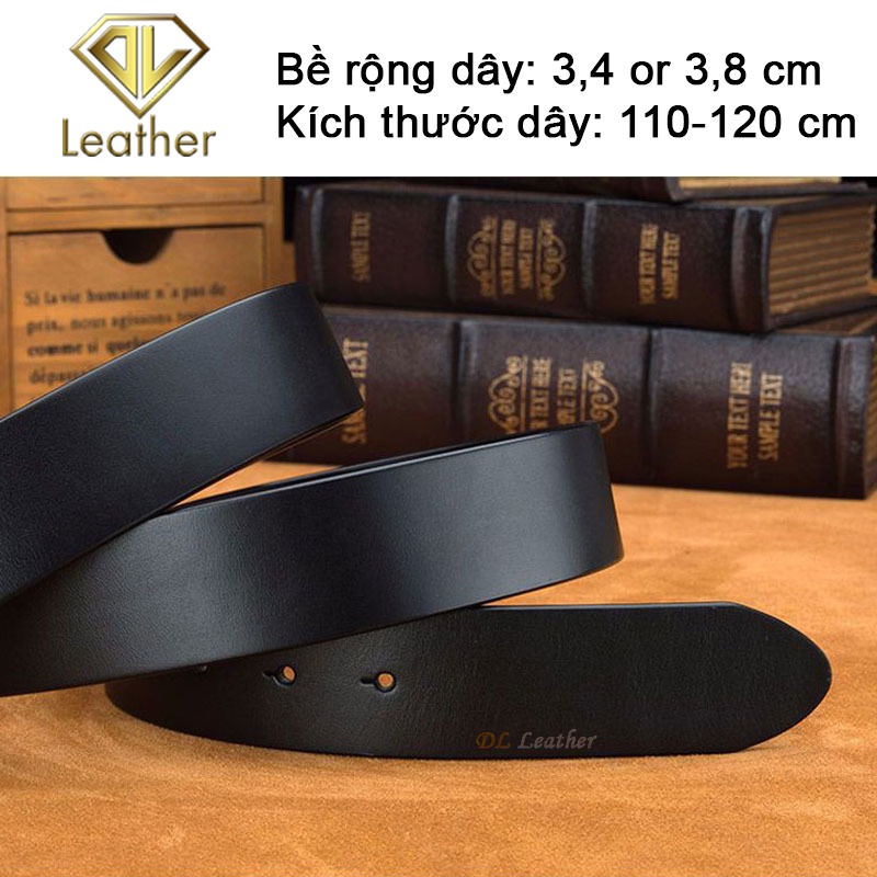 Thắt Lưng Nam Da Bò ,Dây Nịt Da Thật 1 Lớp 100%