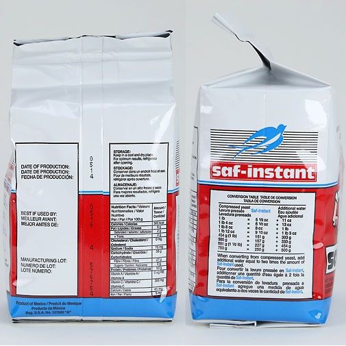 Men én lạt Saf- Instant 500g/gói (Hiệu Đầu Bếp)