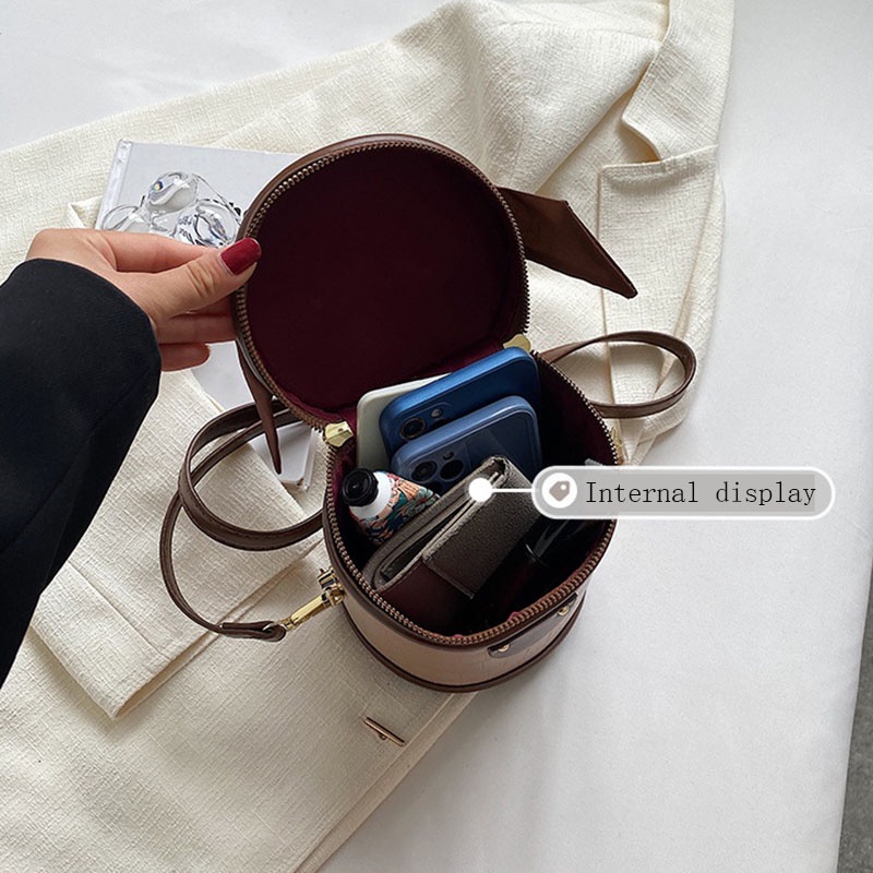 Túi đeo chéo IELGY kiểu xô dễ phối đồ thời trang dành cho nữ