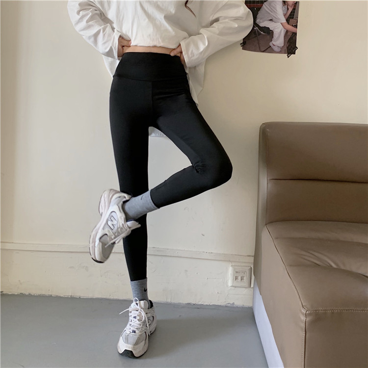 Quần Legging Màu Trơn Thời Trang Thu Đông Cho Nữ