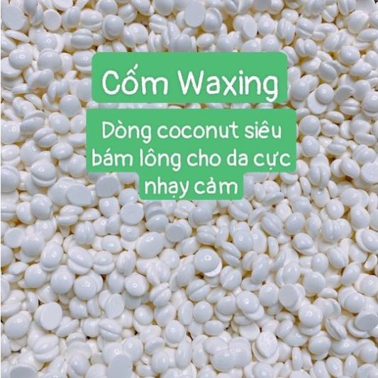 Combo Sáp wax lông Coconut + Chén silicon chống dính chịu nhiệt tốt dễ vệ sinh [Sáp cao cấp siêu bám lông]