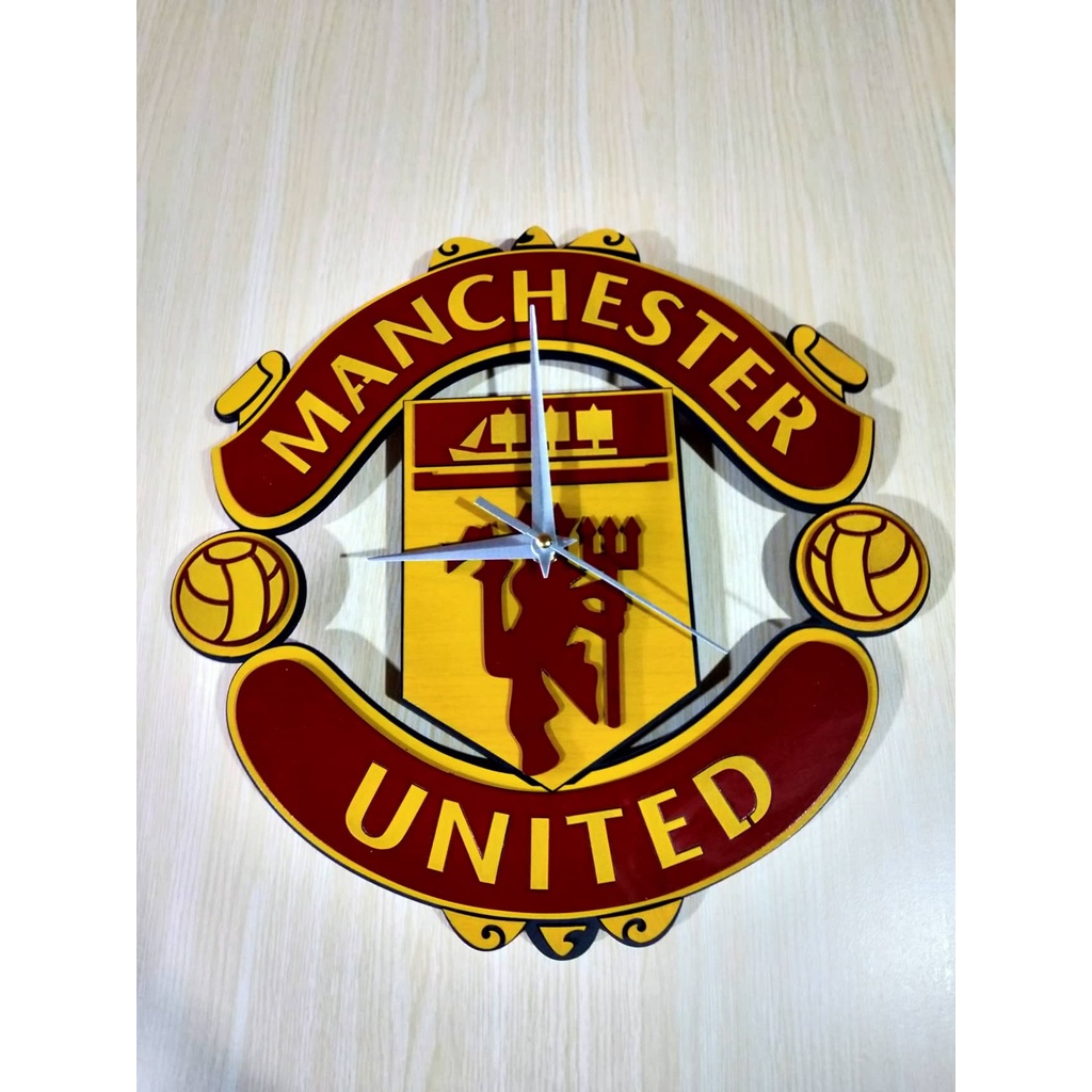 Đồng Hồ Logo Câu Lạc Bộ Bóng Đá Manchester United