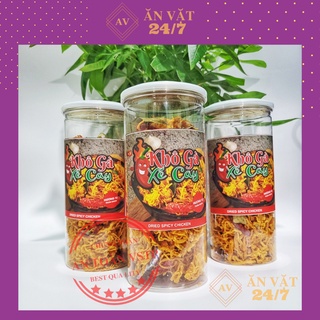 Khô gà lá chanh ,gà lá chanh,đồ ăn vặt, 300g ăn vặt 24/7
