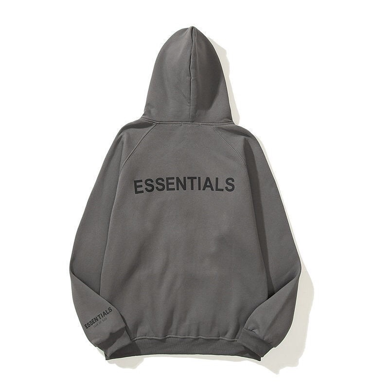 Áo hoodie Essentials nam nữ có mũ trùm đầu, có khoá kéo, ảo nỉ unisex dày dặn cao cấp loại 1, phong cách Hàn quốc