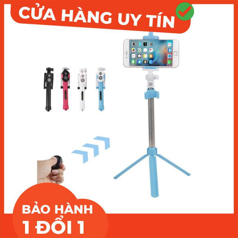 [ xả kho ] C96  GẬY CHỤP ẢNH BLUETOOTH KIÊM GIÁ ĐỠ CHỤP ẢNH 3 CHÂN - GẬY CHỤP TỰ SƯỚNG