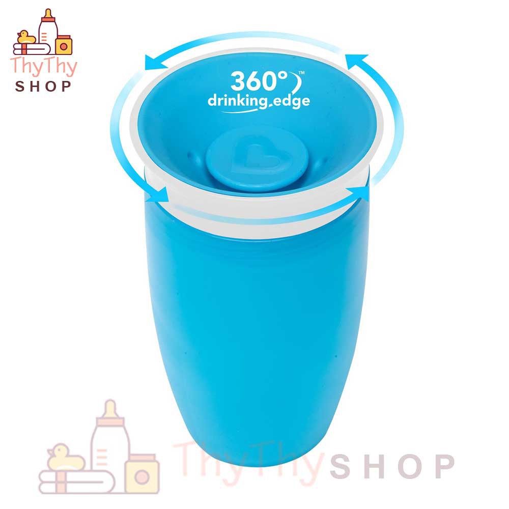 LY CỐC TẬP UỐNG NƯỚC CHỐNG ĐỔ 360 ĐỘ KHÔNG TAY CẦM - MUNCHKIN