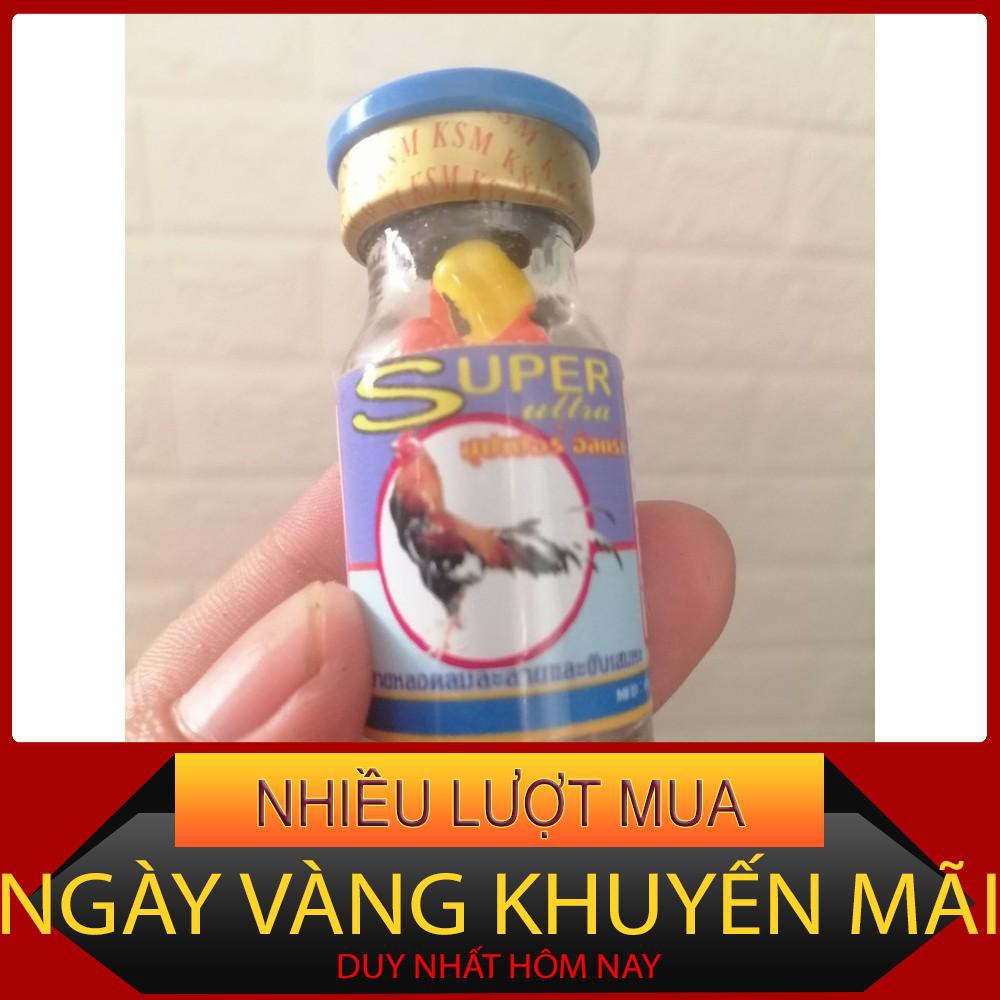 [Bán chạy]    super ultra - thuốc kích đá 30 phút  ,1 lọ 3 viên chiến kê ra đòn nhanh, liên tục