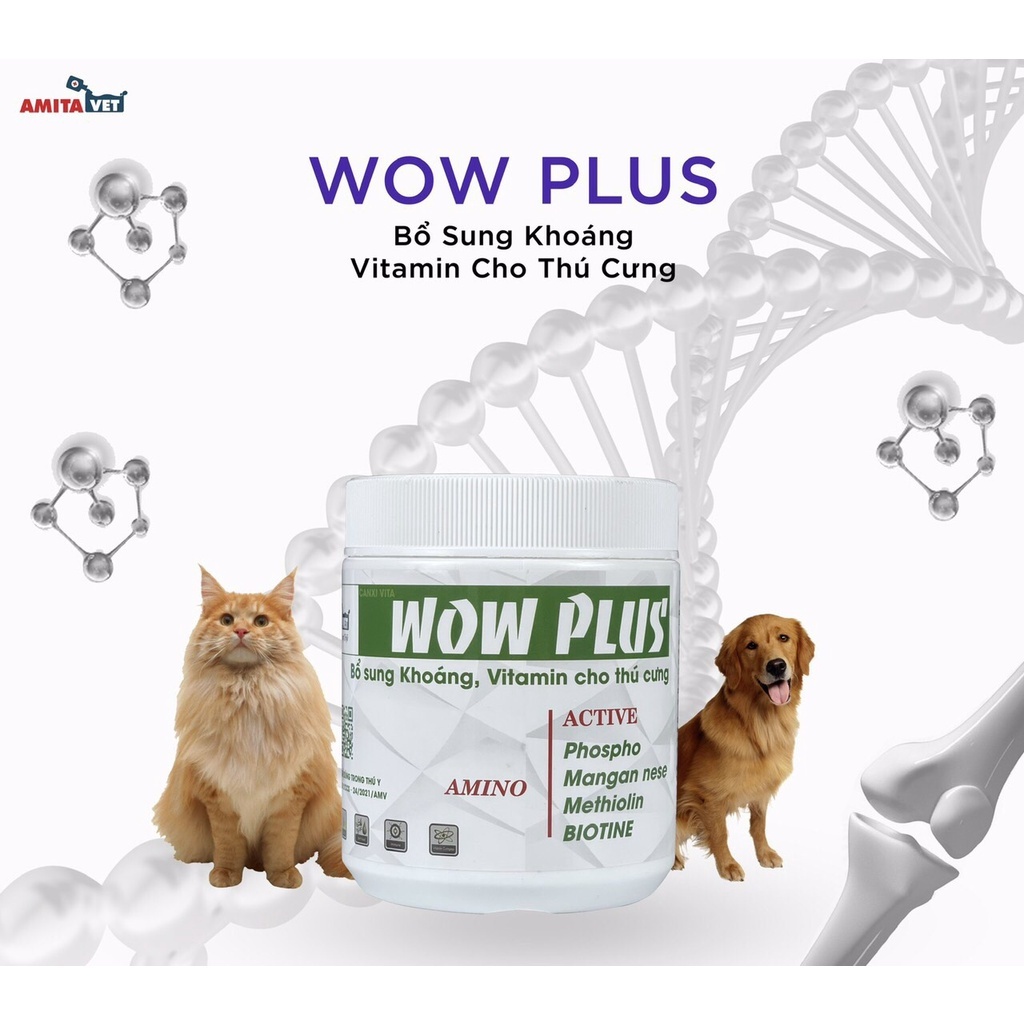 [Chính hãng] Bột khoáng WOW PLUS lọ 400G ( tặng kèm gói bogamax trị giá 40k )