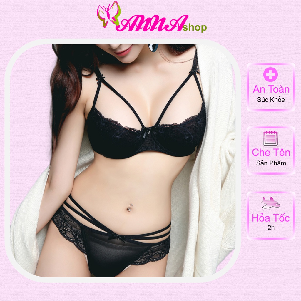 Bộ đồ lót nữ ren mỏng có gọng cao cấp, trẻ trung (MS 07012) Anna Shop