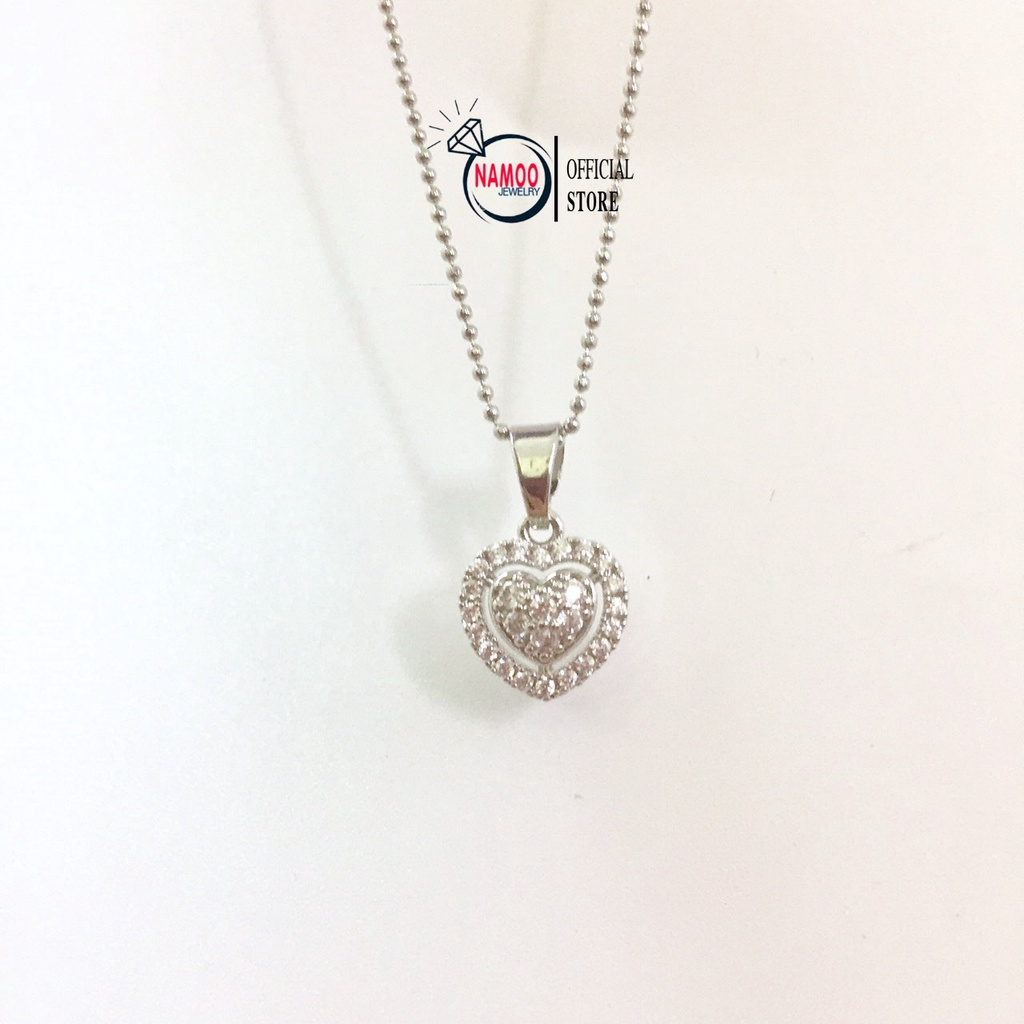 Dây Chuyền Bạc V811 Hình trái tim Nữ