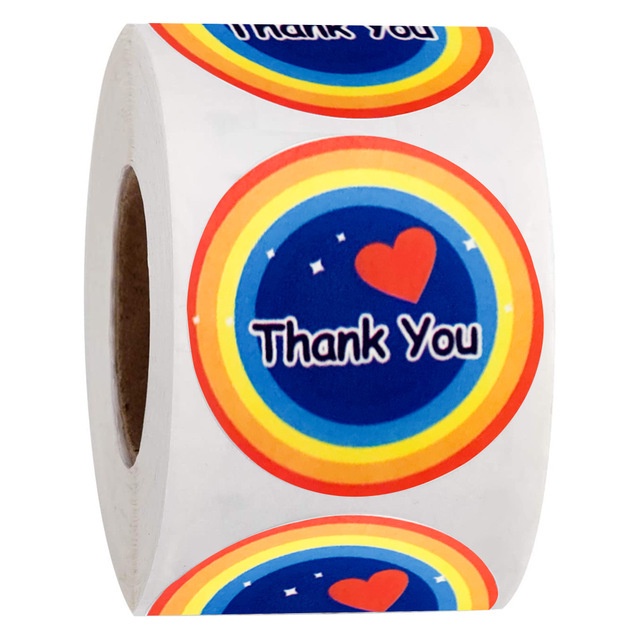 500 STICKER THANK YOU
