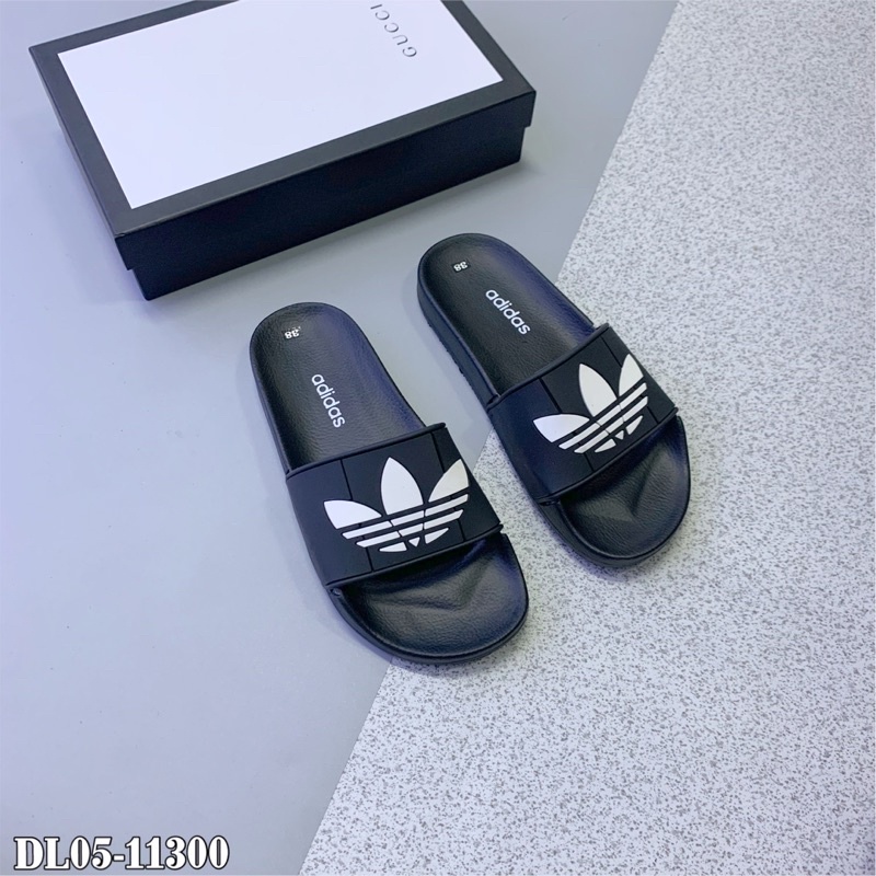 Dép Nam Cao Cấp Adidas full box - Dép Adidas Đế Trắng - Dép Quai Ngang Adidas Có Hộp Tặng Kèm