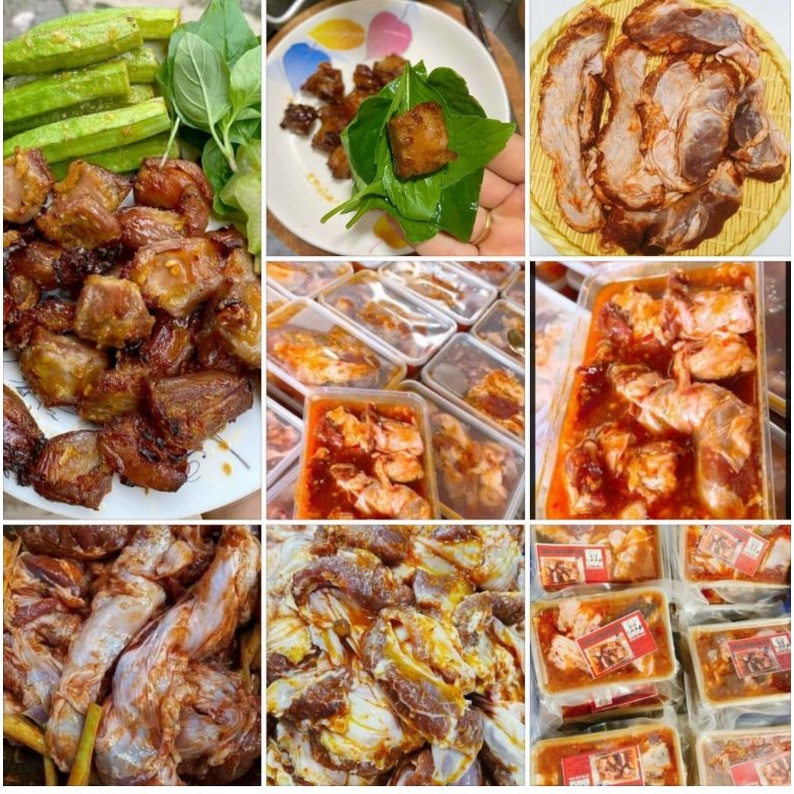 CHẲNG DỪNG HEO ƯỚP SẴN 500g