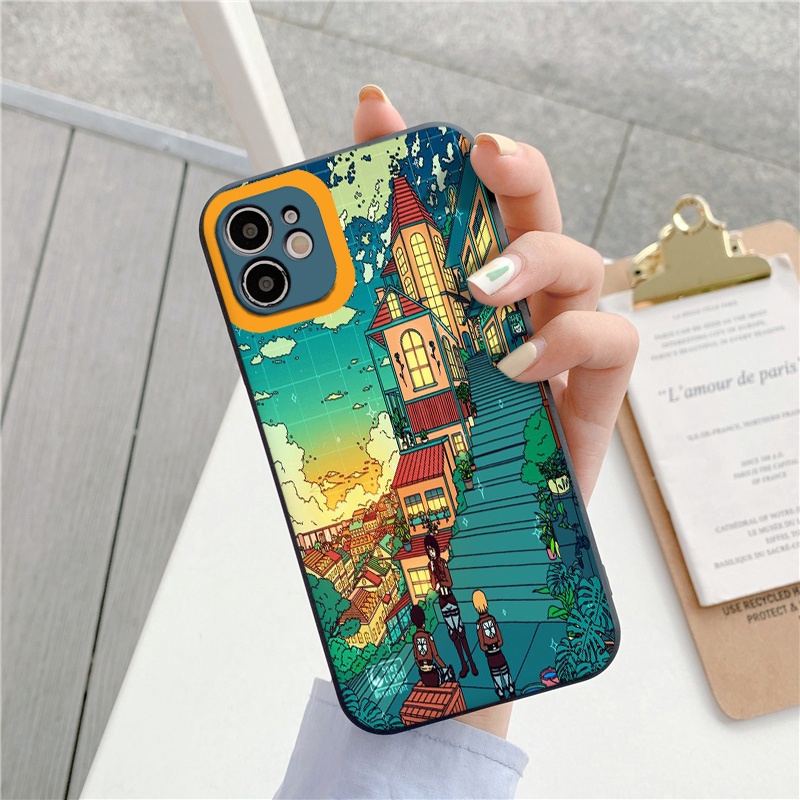 ỐP LƯNG IPHONE Thành Phố ốp iphone 12 pro/13pro/13promax/7/7+/8/8+/X/XS/XSM/11/11PMROMAX tr196