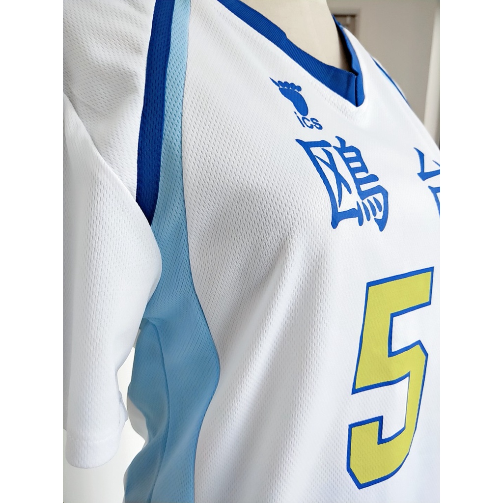 Trang phục áo thun tay ngắn áo khoác và quần short cosplay nhân vật Korai Hoshiumi trong Haikyuu dịp Halloween