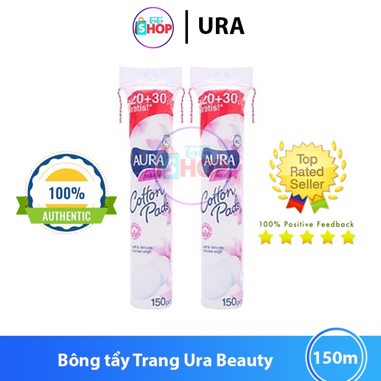 Bông tẩy trang Aura Cotton Pads 150 miếng