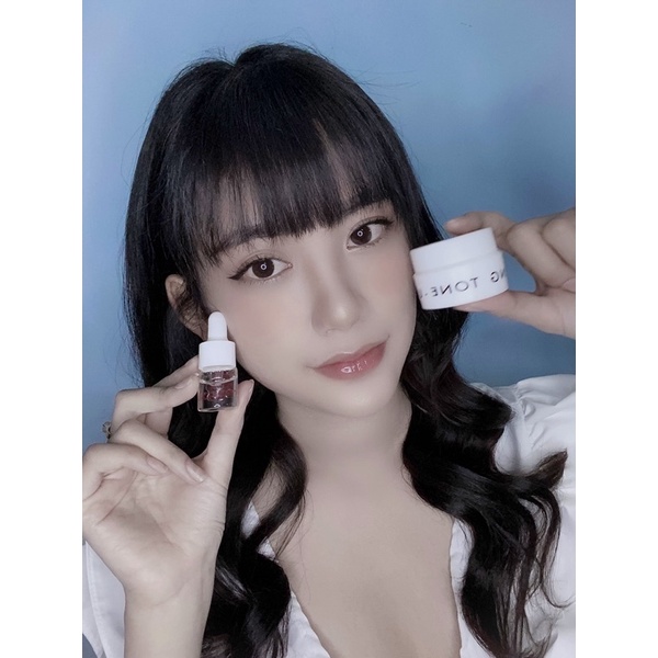 COMBO TINH CHẤT DƯỠNG TÁI TẠO SERUM HỒNG CĂNG BÓNG JIUHE VÀ KEM FACE JIUHE THANH TÔ