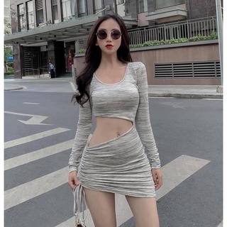 Đầm body khoét eo rút đùi
