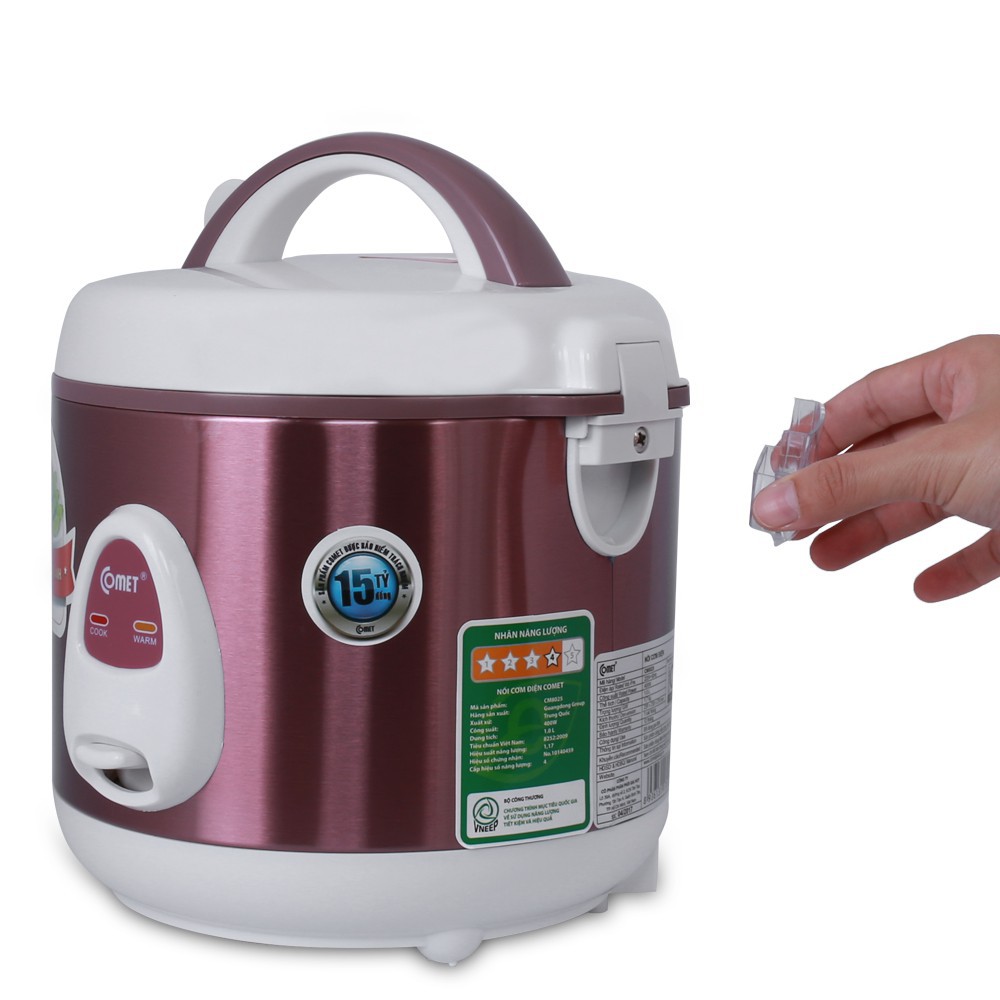 Nồi cơm điện nắp gài 1.0L Comet CM8025