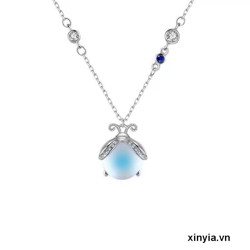 Vòng cổ Nữ Thiết Kế Xương Đòn Mặt Trăng Đính Đá Sang Trọng
