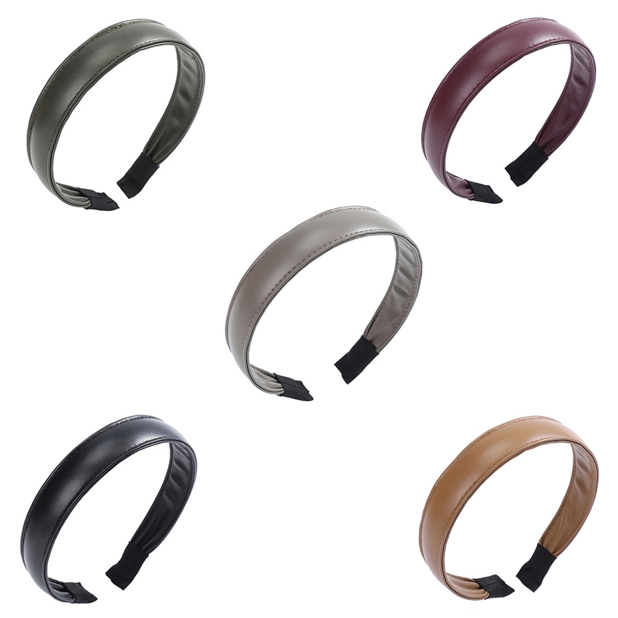 Cài tóc phong cách Hàn Quốc bọc da PU xinh xắn cho nữ