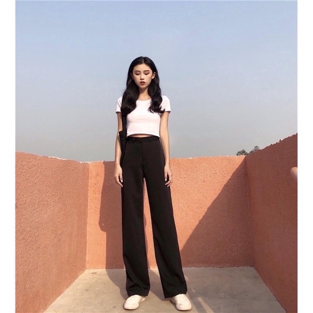 Quần CULOTTES suông 100cm Ulzzang siêu Hot