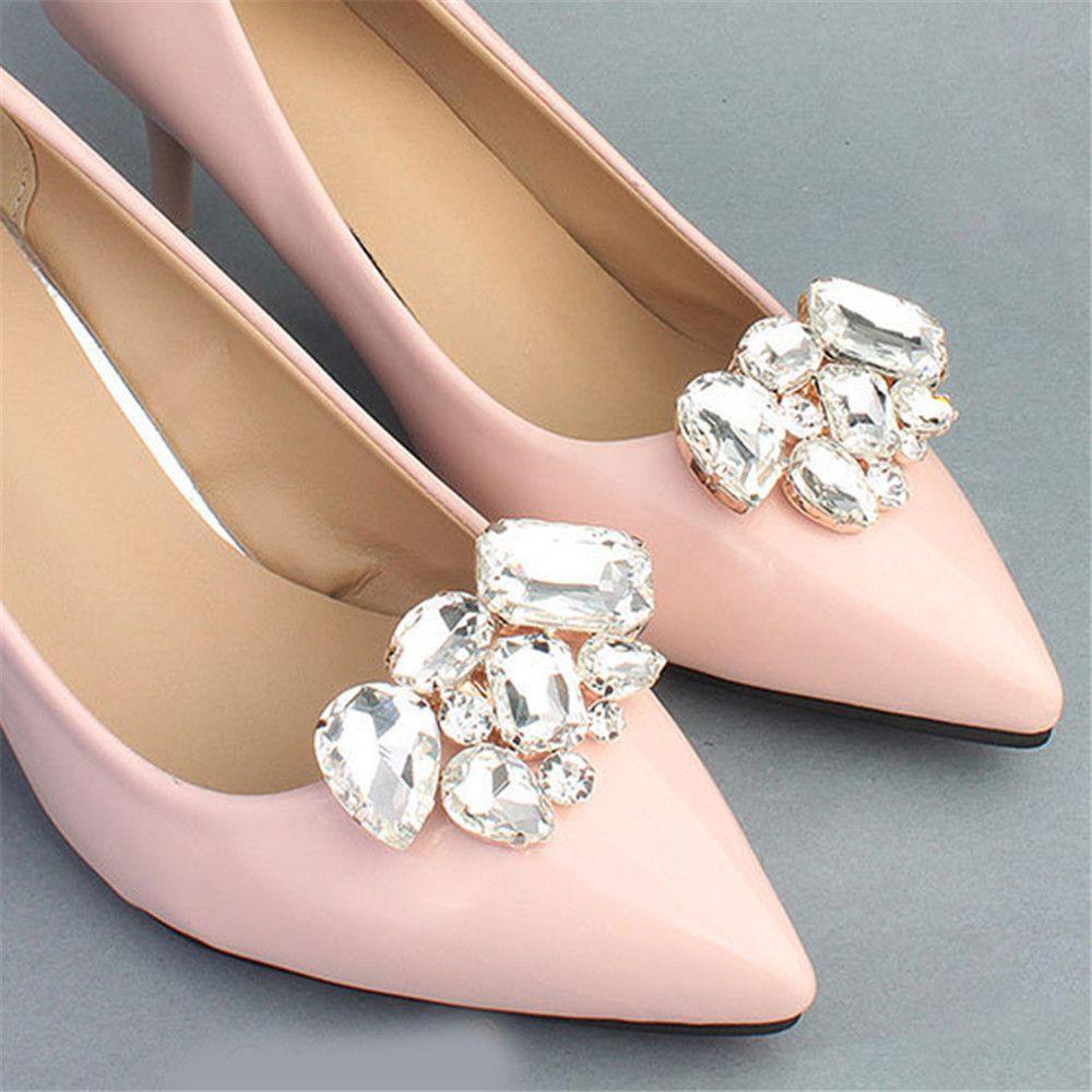 .Set 2 Ghim Cài Trang Trí Giày Cho Cô Dâu