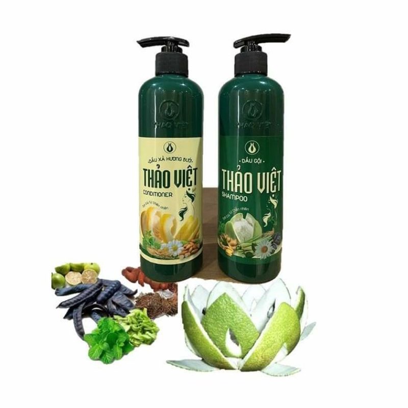 [Mã THAOTVHBS giảm giá 5%] Combo Dầu gội hương bưởi  + xả hương bưởi Thảo Việt 450ML | BigBuy360 - bigbuy360.vn