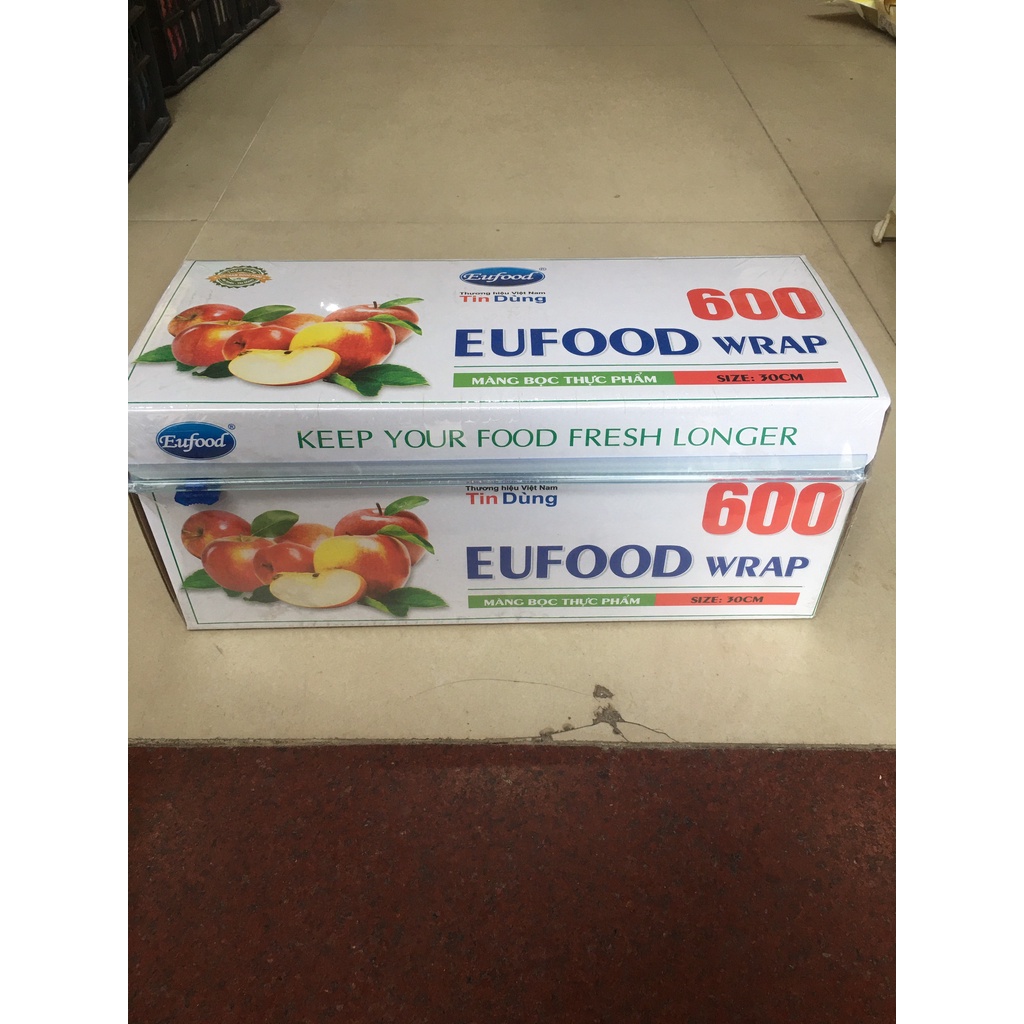 Màng Bọc Thực Phẩm EUFOOD Wrap 600 - Size 30cm x 500m