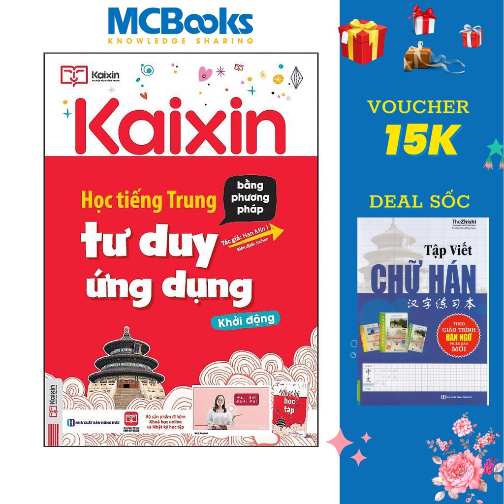 Sách - Học Tiếng Trung Bằng Phương Pháp Tư Duy Ứng Dụng - Tặng Kèm Khóa Học Online