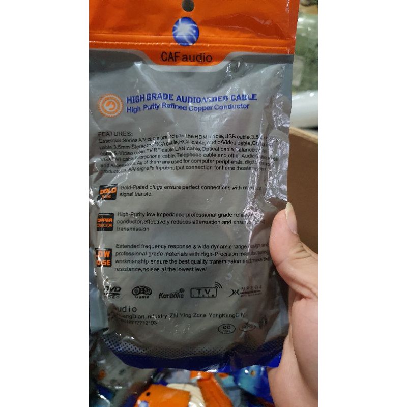 Dây av 5m - dây 3,5 - av, dây av , cáp âm thanh , cáp av