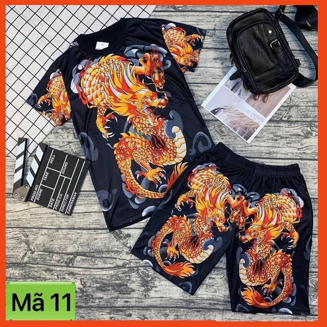 [rẻ vô địch ] BỘ NAM IN 3D CAO CẤP mã 11 ( RỒNG ĐỎ )  | BigBuy360 - bigbuy360.vn