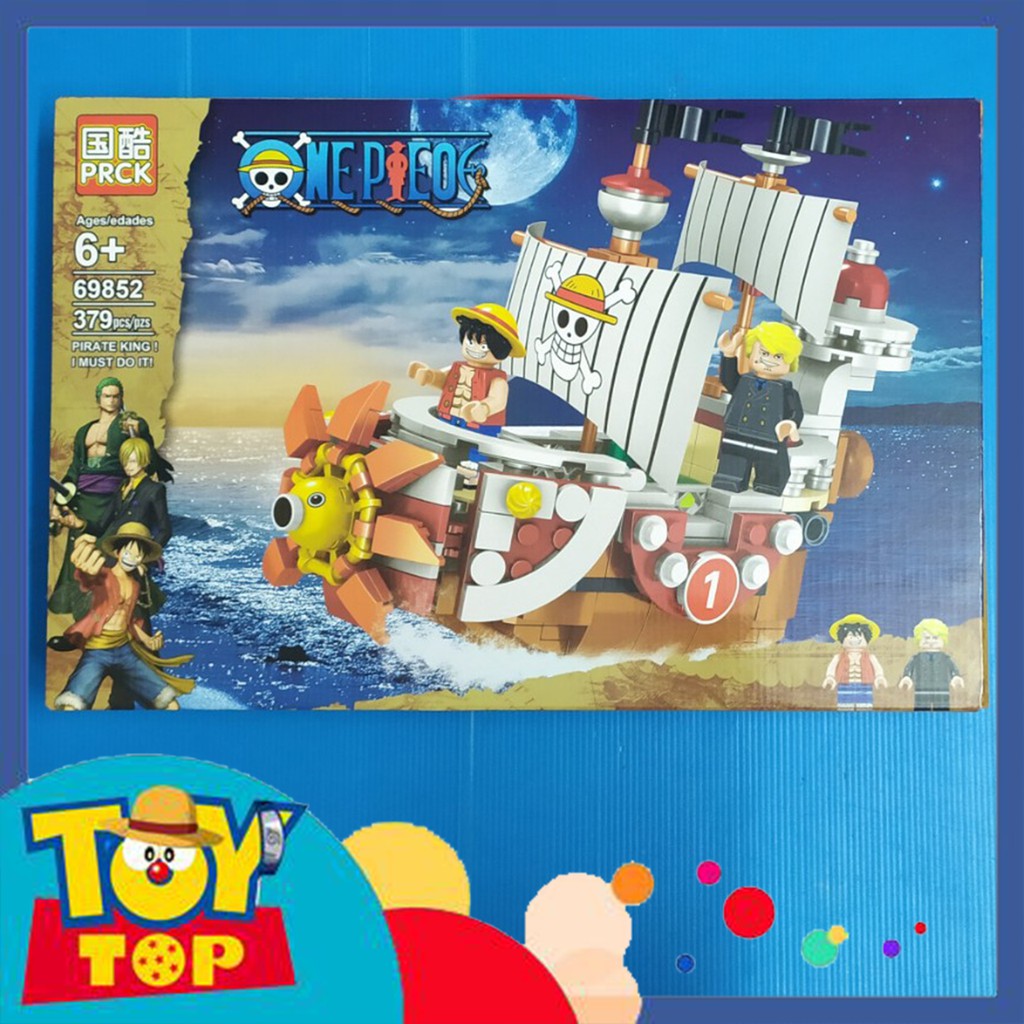 Lắp ráp xếp hình non - lego One Piece : Tàu thuyền của Băng mũ rơm Luffy Sanji THOUSAND SUNNY SHIP PRCK 69852