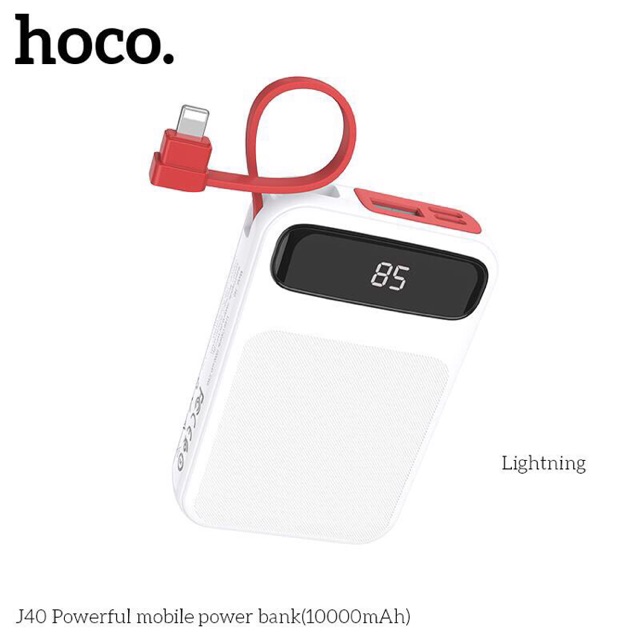 [Mã ELHA9 giảm 15% đơn 50K] Pin dự phòng 10000mAh Hoco J40 chính hãng