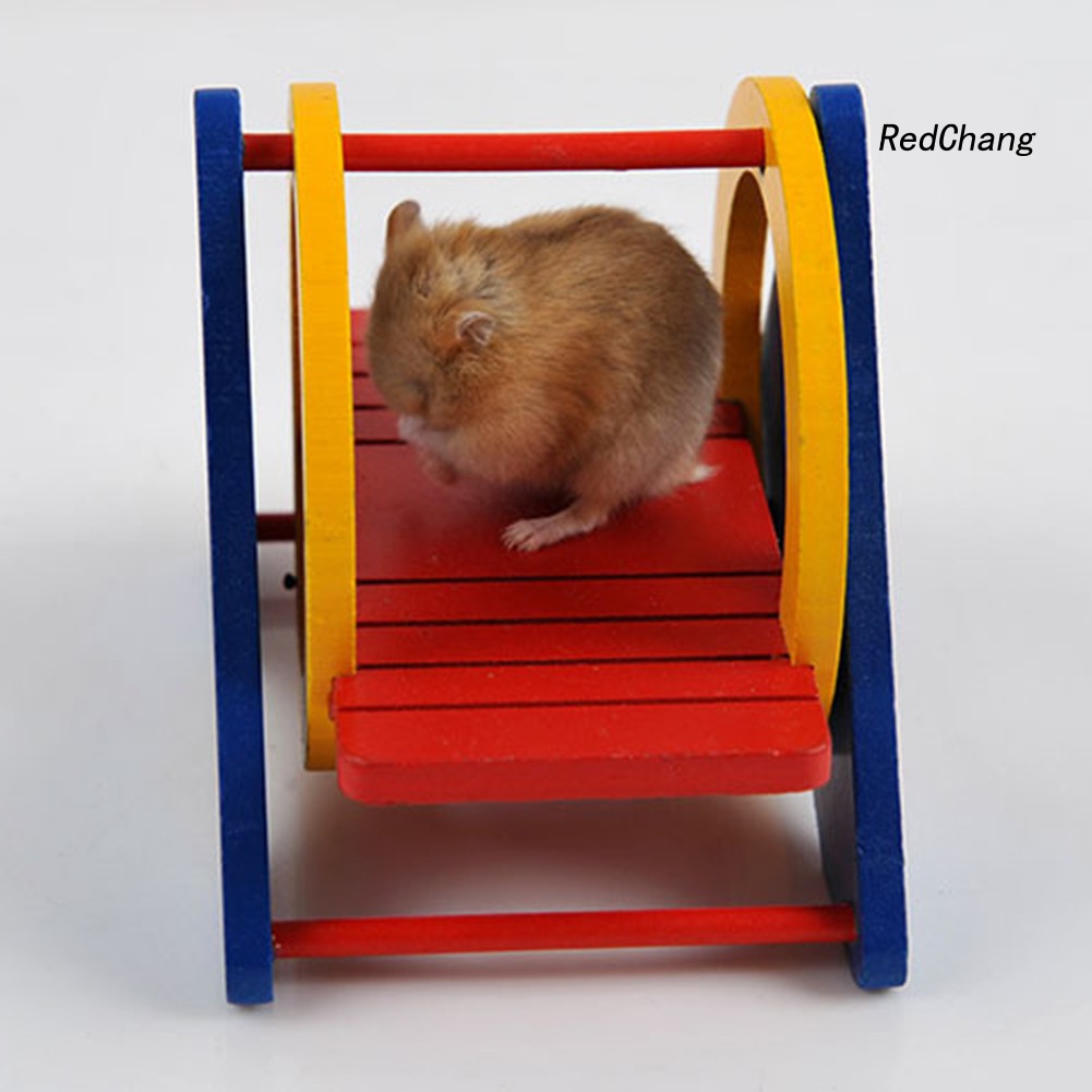 Bập bênh gỗ vui nhộn dành cho chuột hamster