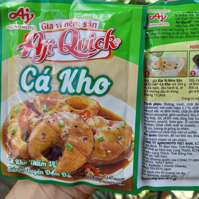 Gia vị nêm sẳn Cá kho/Thịt kho Ajiquick