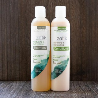 Dầu gội xả giúp nuôi dưỡng và làm mới tóc Zatik 320ml (neem & bay leaf)