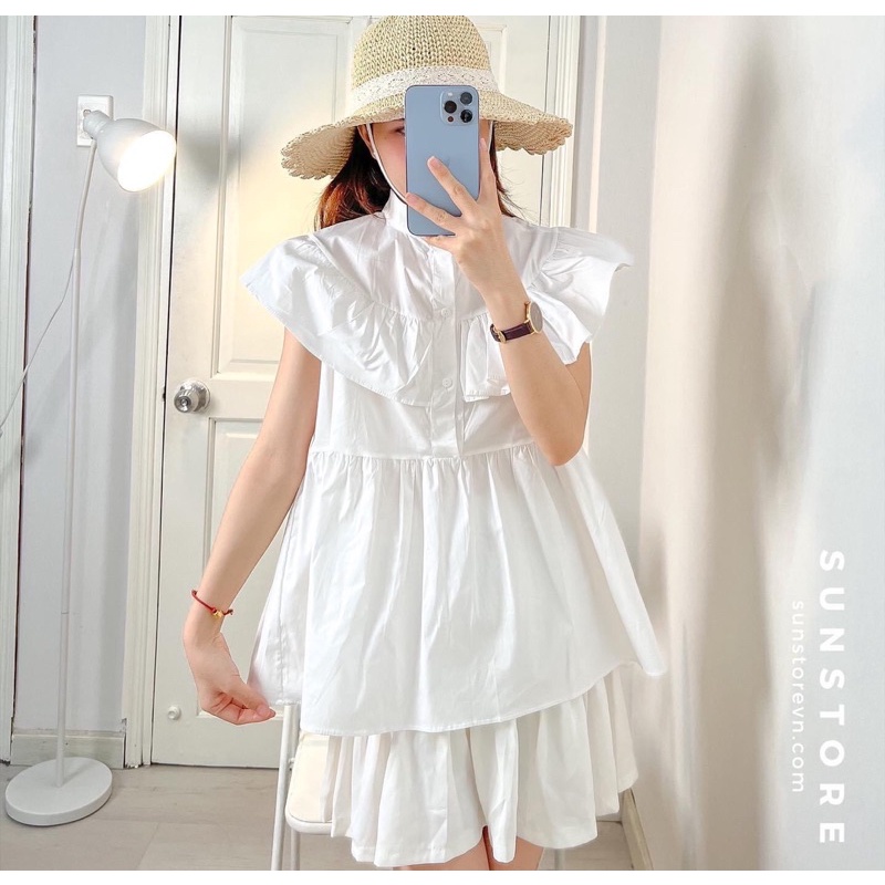 ÁO BABYDOLL TRẮNG