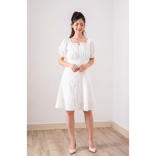Đầm dự tiệc cổ vuông OVY SHOP