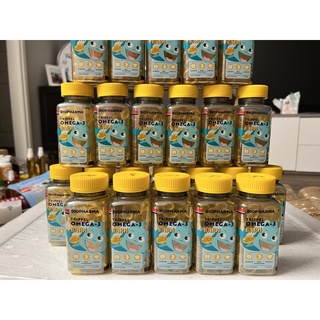 Viên nhai dầu cá DHA cho bé Biopharma Trippel Barn Na Uy hộp 144 viên