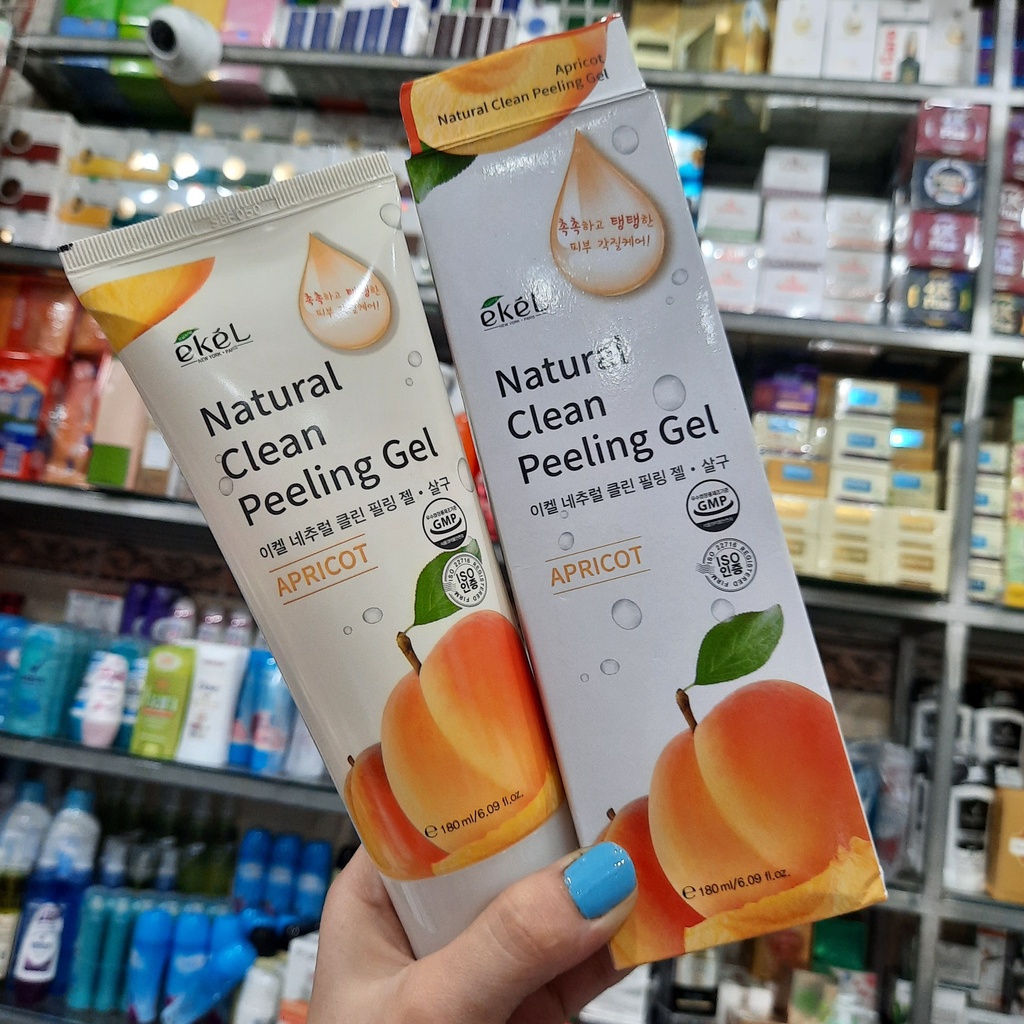 Tẩy tế bào chết quả mơ Ekel Natural Clean Peeling Gel Apricot 180ml