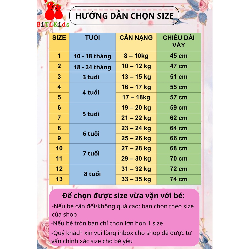 Đầm công chúa bé gái,váy trẻ em hai lớp phối lưới cao cấp BITIKIDS size từ 1-8 tuổi